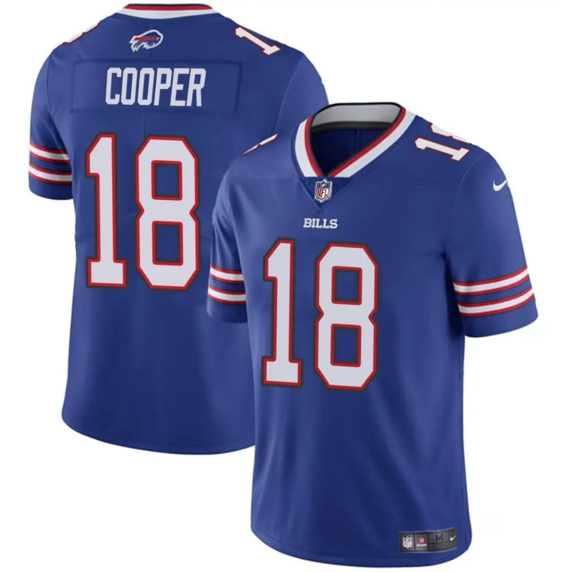 Men's Buffalo Bills #18 Amari Cooper Royal 2024 Vapor Untouchable Limited Football Stitched Jersey